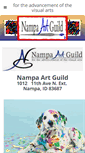 Mobile Screenshot of nampaartguild.org
